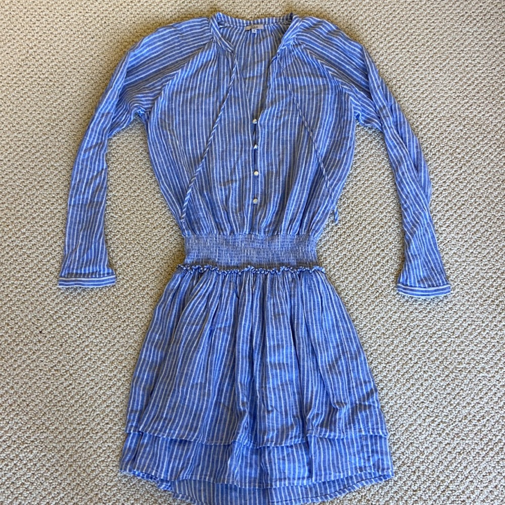 Rails Jasmine striped dress elastic waist size xs - Picture 9 of 11